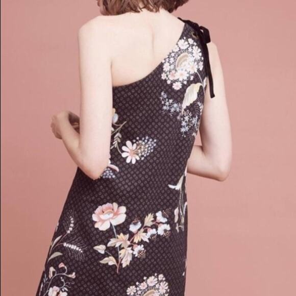 Anthro X Maeve NWT Ashbury One Shoulder cocktail Dress size 2 - Picture 16 of 16